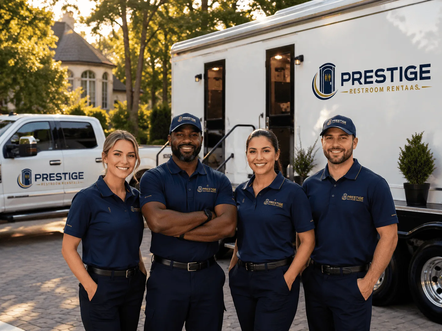 Trusted Luxury Portable Restrooms company in Alkol, WV